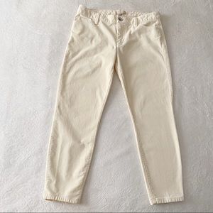Corduroy Cream Pants for Women